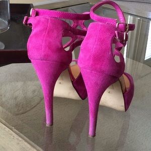 Dolce Vita Shoes - Fuschia suede stiletto sandals. Sz 6.5 Dolce Vita Shoes - Fuschia suede stiletto sandals. Sz 6.5